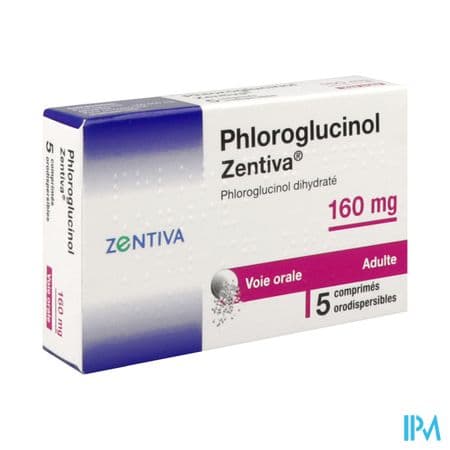 PHLOROGLUCINOL 160MG ZTV CPR ORO 5 — Pharmacie Du Centre Apothical