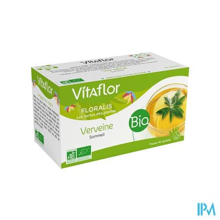 Vitaflor Floralis Tisane Bio Verveine Infusette 18 — Pharmacie Principale des Grésillons