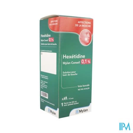 Hexetidine Mylan Conseil 0.1% Bain De Bouche 400ml