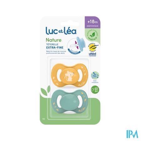Luc Et Lea Sucette Nature Souris +18m X2
