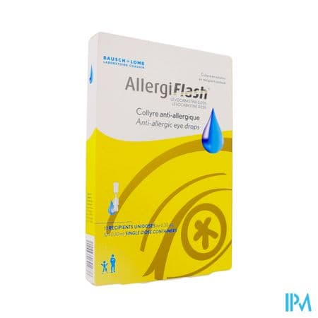 Allergiflash 0.05% Collyre Solution Unidose 0ml3 10