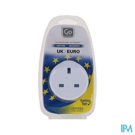GO TRAVEL ADAPTATEUR UK/EUROPE