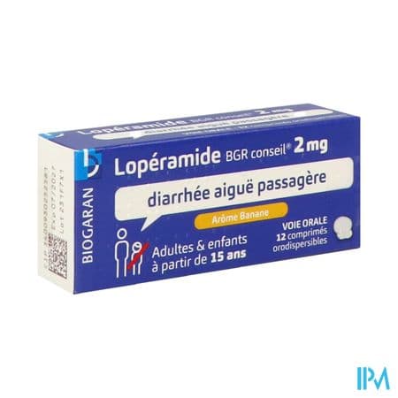 LOPERAMIDE 2MG BGR CONS CPR ORO 12