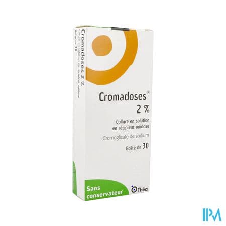 CROMADOSES 2% COL UNIDOSE 30 — Pharmacie porte de la villette