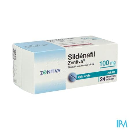 Sildenafil Zentiva 100mg Comprime 24 — Pharmacie Capucins Pharma