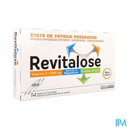 Revitalose Solution Buvable Ampoule 5ml 14