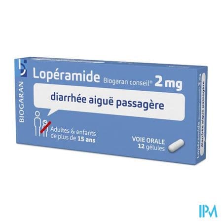 LOPERAMIDE 2MG BIOG CONS GELULE12