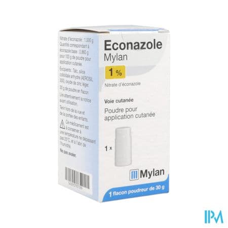 ECONAZOLE 1% VIATRIS PDR FL 30G — Pharmacie Val de l'Aurence Limoge