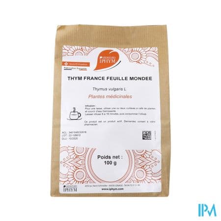 THYM PROV IPHYM FEUIL MONDEE 100G — Pharmacie Pharmavance Paris 9 Rochechouart