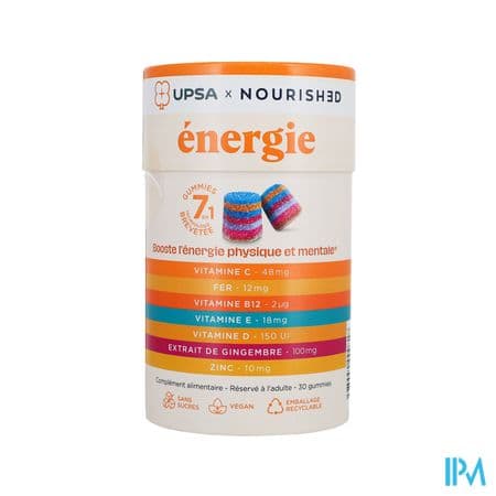 UPSA NOURISH ENERGIE 7EN1 GUMMIE30
