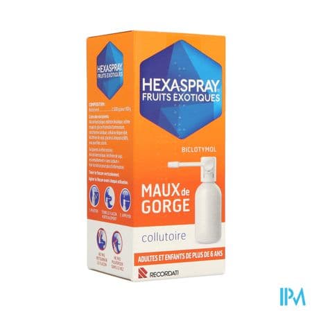 Hexaspray Fruits Exotiques Collutoire 30g