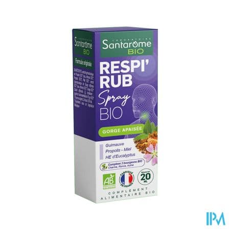SANTAROME RESPIRUB BIO SPR 20ML — Pharmacie Du Vieil Abreuvoir
