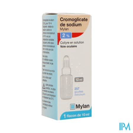 CROMOGLICATE 2% VIATRIS COL 10ML — Pharmacie Parc Lann