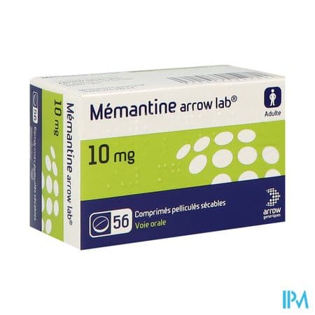 Memantine Arrow Lab 10mg Comprime Secable 56 — Pharmacie aux enfants