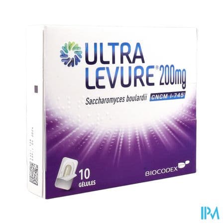 Ultra Levure 200mg Gelule Plaquette 10