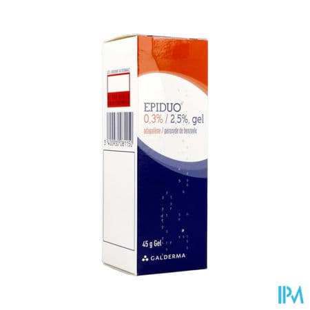 Epiduo 0.3%/2.5% Gel 45g — Pharmacie Principale des Grésillons