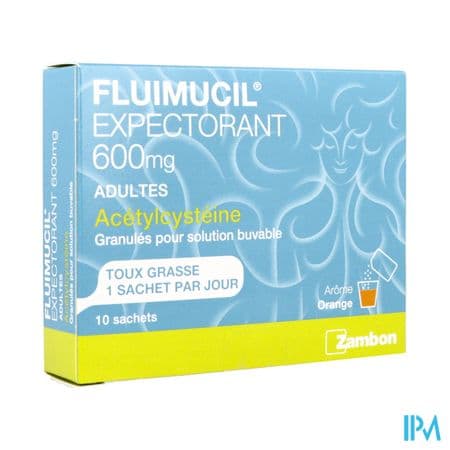 FLUIMUCIL EXPECT 600MG S/S SACH 10 — Pharmacie Carnot