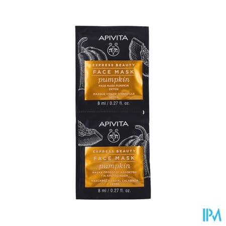 Apivita Masque Express Potiron 8ml X2