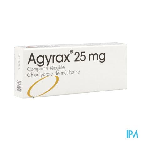 AGYRAX 25MG CPR SECABLE 15 — Pharmacie Lafayette Rueil