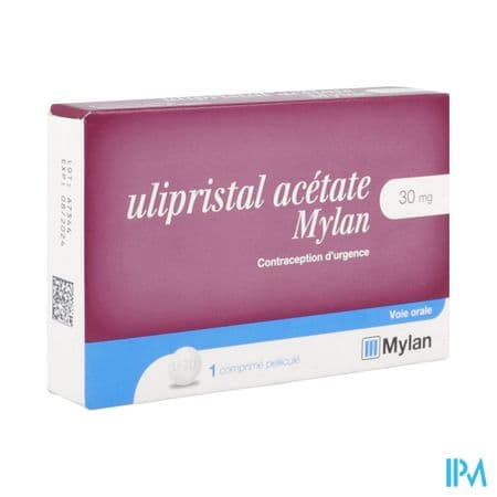 ULIPRISTAL ACETATE 30MG VTS CPR 1 — Pharmacie de la Gare - Rouen