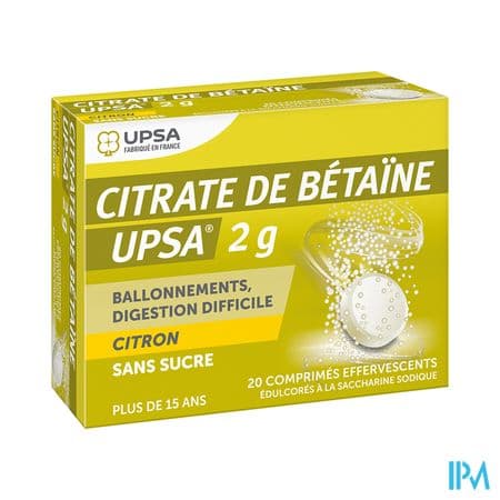 CITRATE BETAINE UPSA C S/S CP EF20