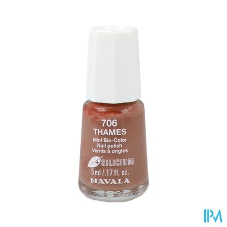 Mavala Vernis A Ongles Mini Bio Color's + Silicium Thames 706 5ml