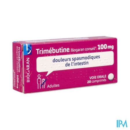 Trimebutine Biogaran Conseil 100mg Comprime 20 — Pharmacie Dehaene