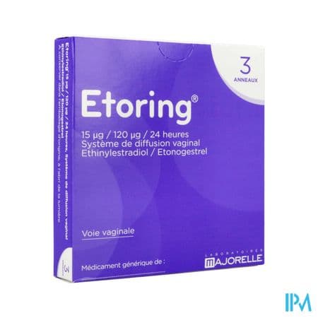 Etoring 15mcg/120mcg/24h Syst Diffusion Vaginal 3 — Pharmacie Port Royal