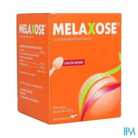 Melaxose Pate Orale Avec Cuillere Mesure 200g — Pharmacie de Vienne Blois