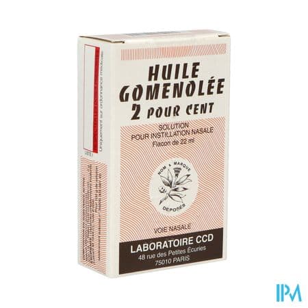 Huile Gomenolee 2% Solution Pour Instillation Nasale 22ml — Pharmacie Centrale Boulogne by Nexum