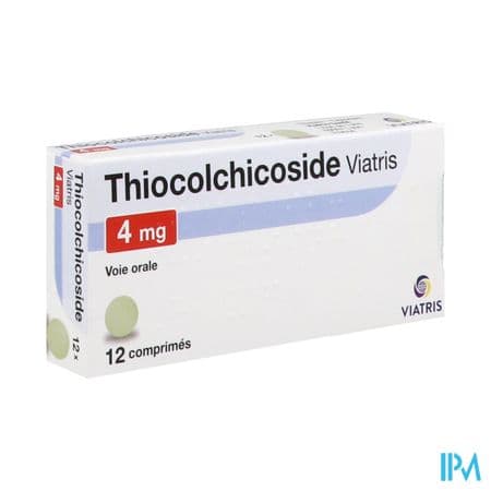 Thiocolchicoside Viatris 4mg Comprime 12 — Pharmacie Principale des Grésillons