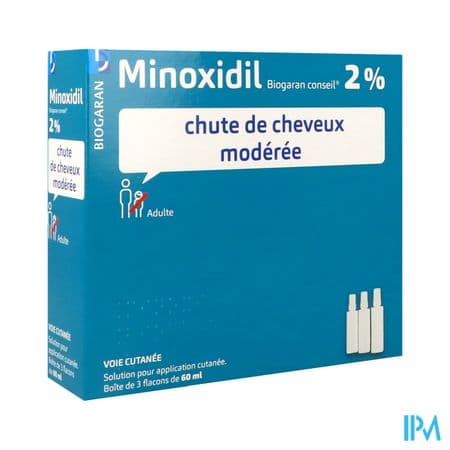 MINOXIDIL 2% BGR SOL EXT 60ML 3 — Pharmacie Pharmavance Beaubourg
