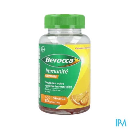 BEROCCA IMMUNITE ORANGE GOMME 60