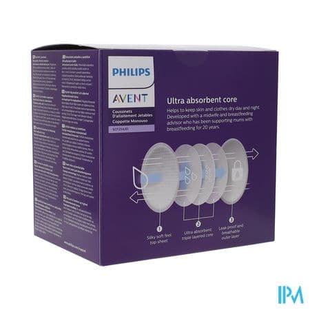 Avent Coussinet Allaitement Jetable Jour Nuit 60