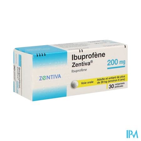 IBUPROFENE 200MG ZENTIVA CPR 30 — Pharmacie de l'Hopital - Kremlin-bicêtre