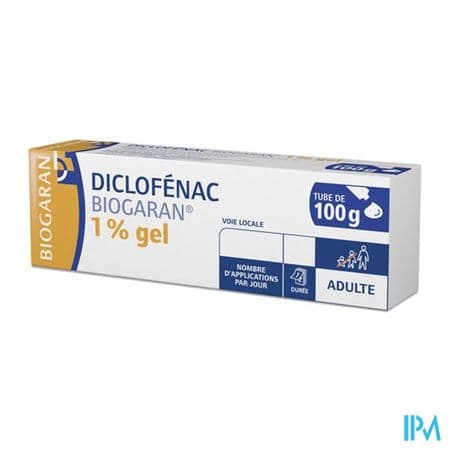DICLOFENAC 1% BIOGARAN GEL TUB100G — Grande Pharmacie de la Rode