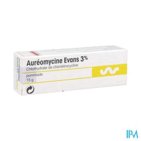 Aureomycine Evans 3% Pommade 15g — Pharmacie Boetie