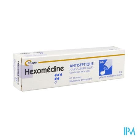 Hexomedine 0.1% Gel Pour Application Locale 30g