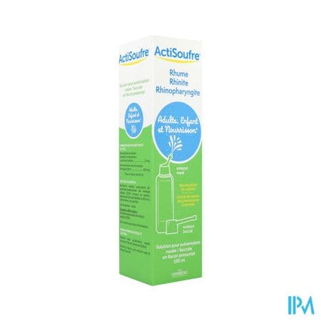 Actisoufre Solution Pour Pulverisation Nasale Buccale 100ml