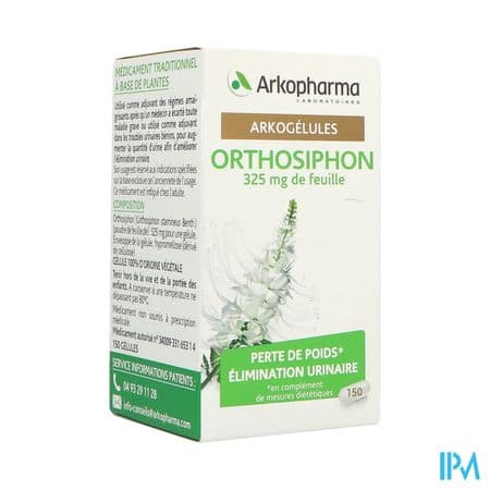 Arkogelules Orthosiphon Gelule 150 — PHARMACIE DE LA GARE Nancy