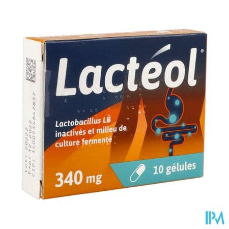LACTEOL 340MG GELULE 10 — Pharmacie Cannes Riviera