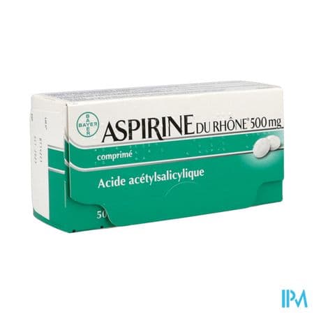 Aspirine Du Rhone 500mg Comprime 50