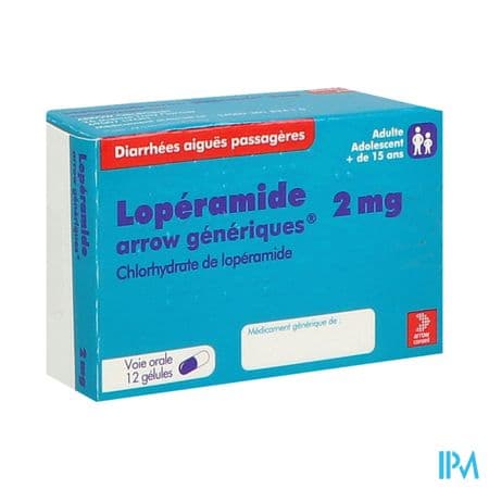 LOPERAMIDE 2MG ARROW CONS GELUL 12 — Pharmacie Malartic