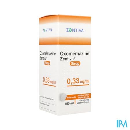 OXOMEMAZINE 0,33MG/ML ZTV SP 150ML — Pharmacie Comedie