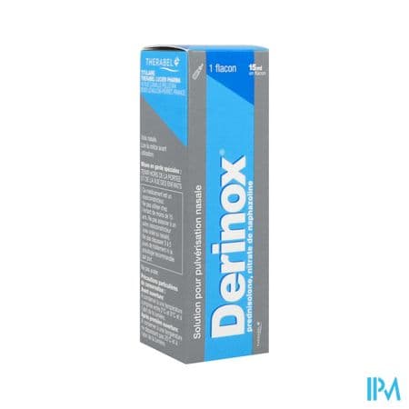 Derinox Solution Pour Pulverisation Nasale 15ml — Pharmacie Boetie