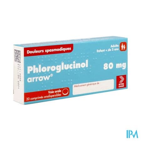 PHLOROGLUCINOL 80MG ARRO CPR ORO20 — Pharmacie Boulogne Print