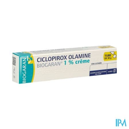 CICLOPIROX OLAM 1% BIOG CR TUB30G — Pharmacie entre Deux Guiers