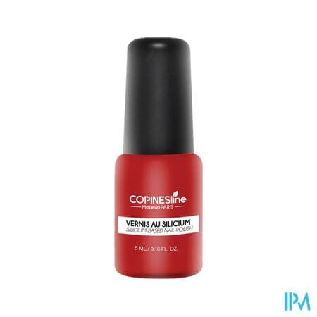 Copineslines Paris Vernis A Ongles 10 Free Silicium Bordeaux 5ml