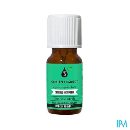 Lca Huile Essentielle D'origan Compact Bio 10ml