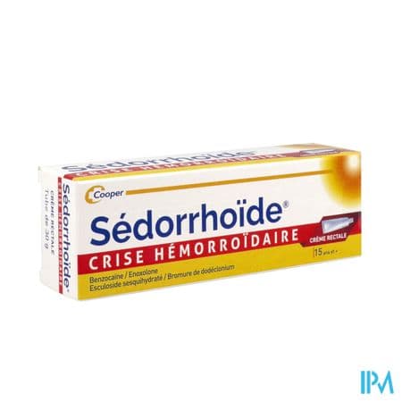 Sedorrhoide Crise Hemorroidaire Creme Rectale 30g